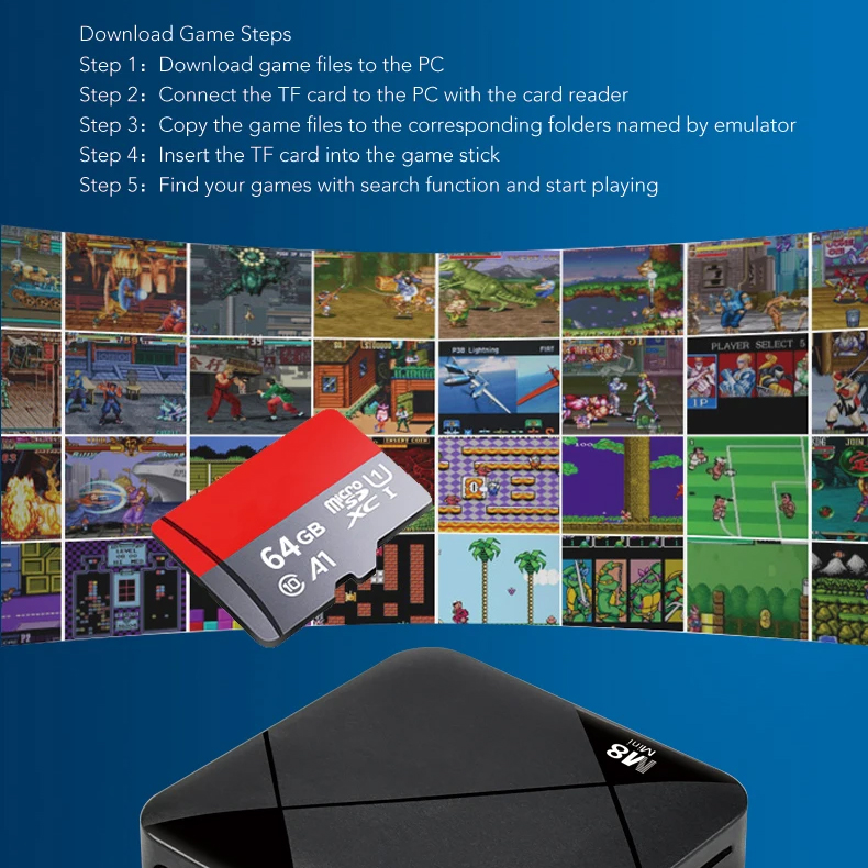 Android Smart TV GAME box M8 mini 2/16GB