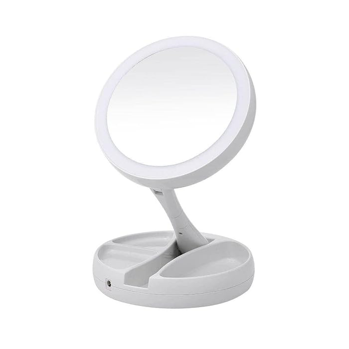 LED ogledalo za sminkanje belo