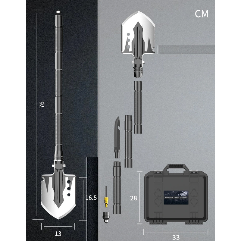 Set za kampovanje TD14-C crni