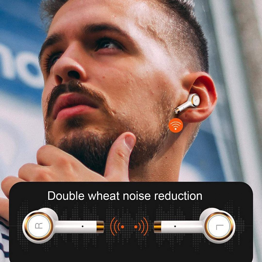 Bluetooth slusalice Airpods Wireless L2 bele