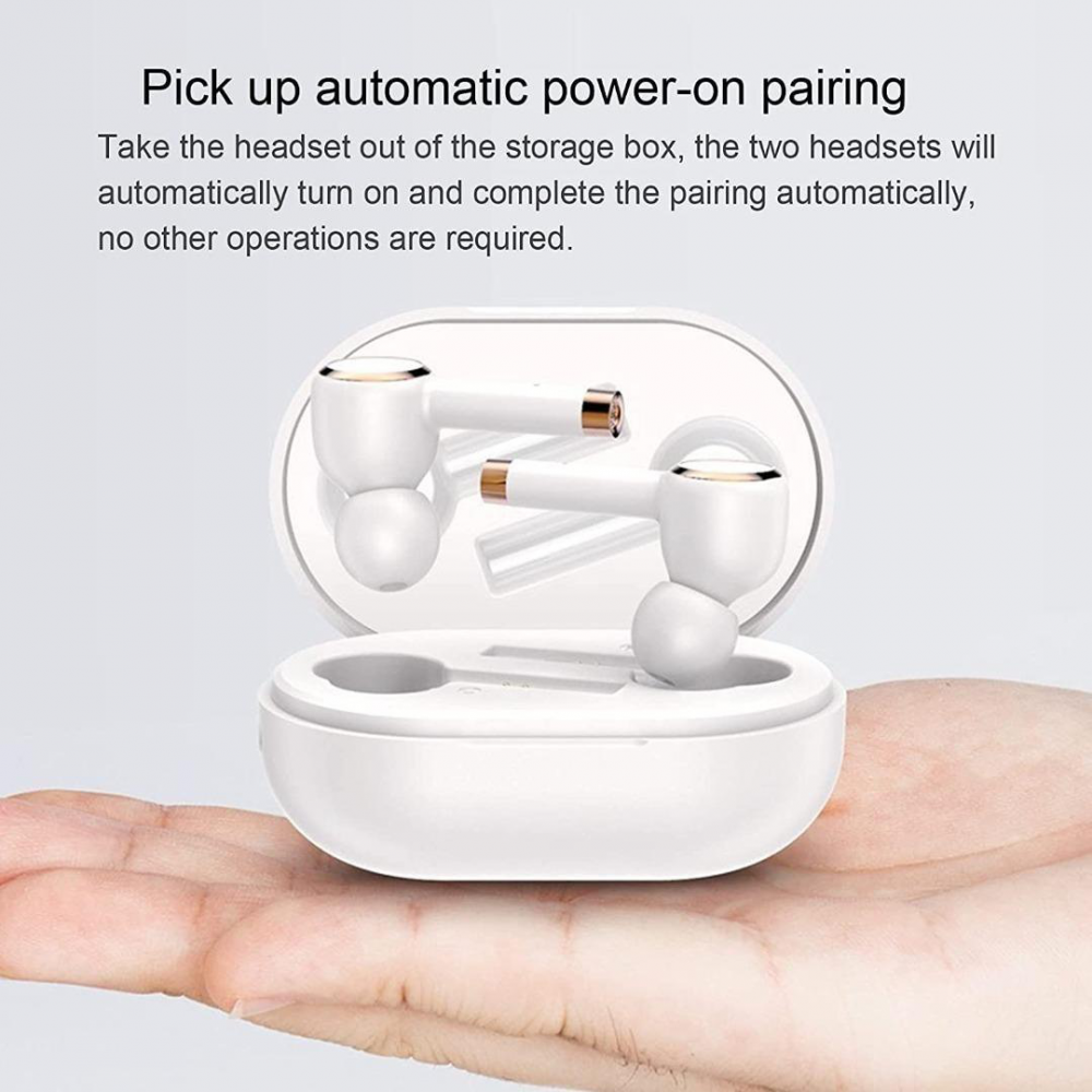 Bluetooth slusalice Airpods Wireless L2 bele