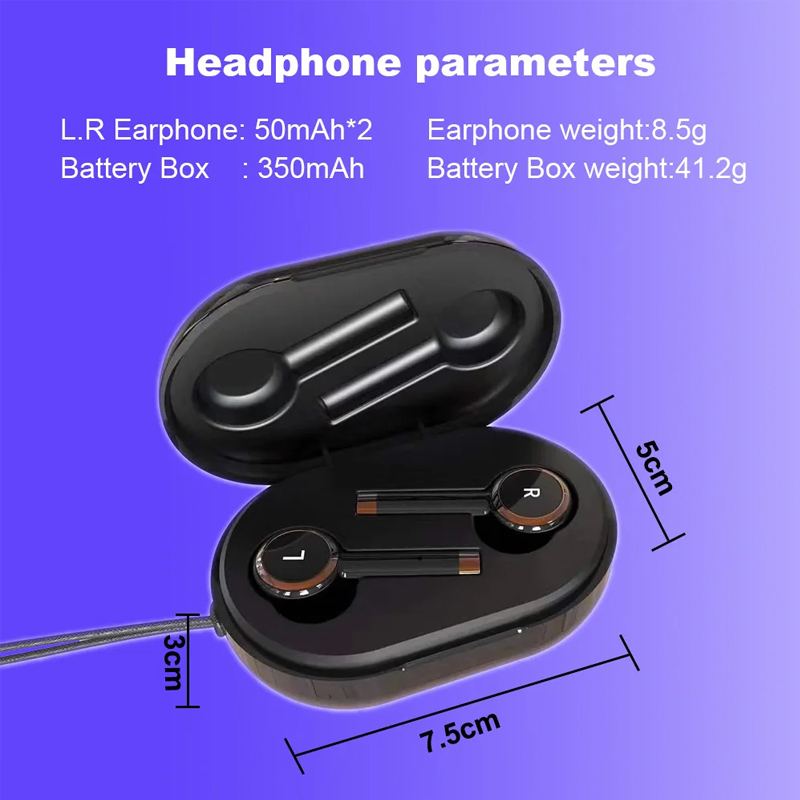 Bluetooth slusalice Airpods Wireless L2 bele