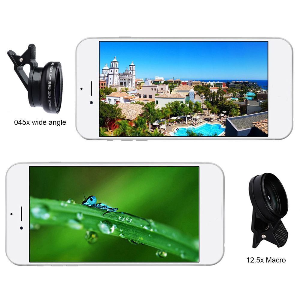 Objektiv za mobilni telefon univerzalni 37mm crni