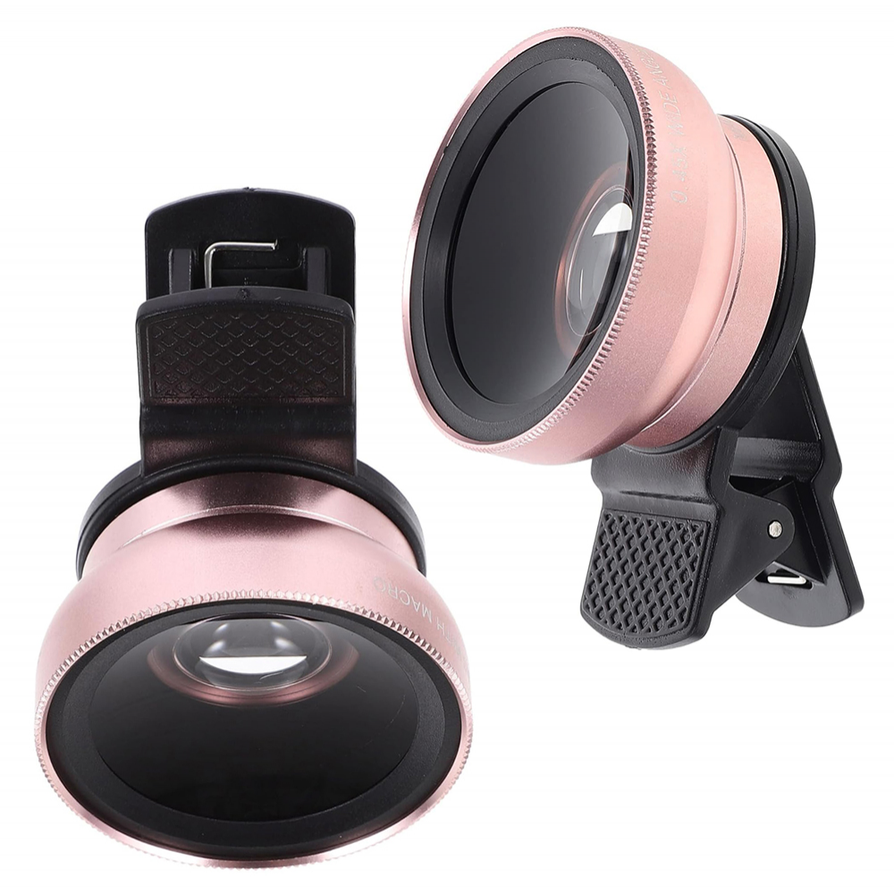 Objektiv za mobilni telefon univerzalni 37mm roze