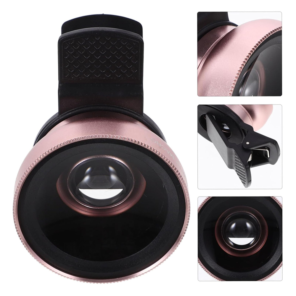 Objektiv za mobilni telefon univerzalni 37mm roze