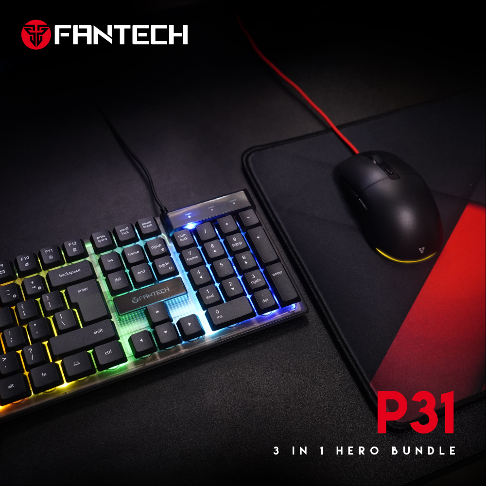 Combo set Gaming Fantech P31 Hero 3u1