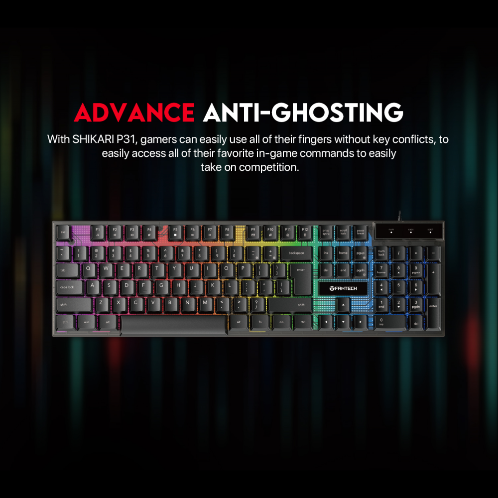 Combo set Gaming Fantech P31 Hero 3u1