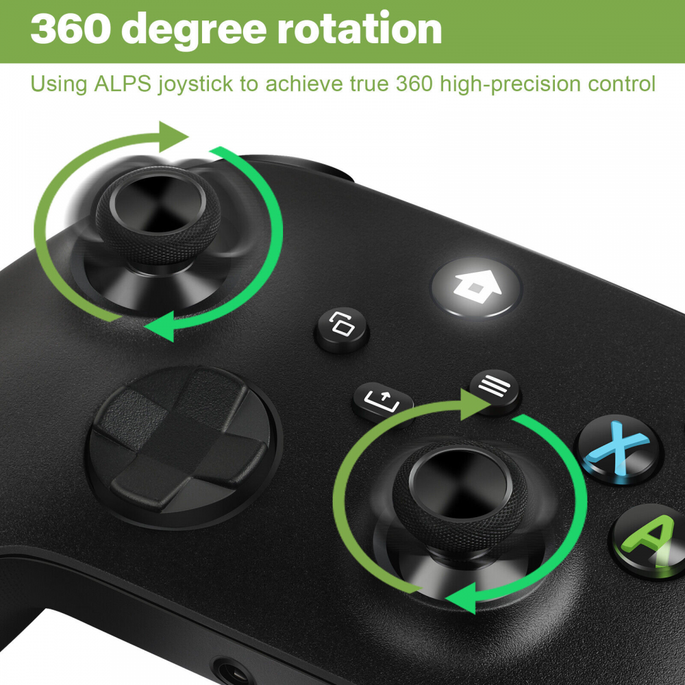 Joypad WIFI kontroler za XBOX One, XBOX X series, PC Windows, PS 3 army zelena