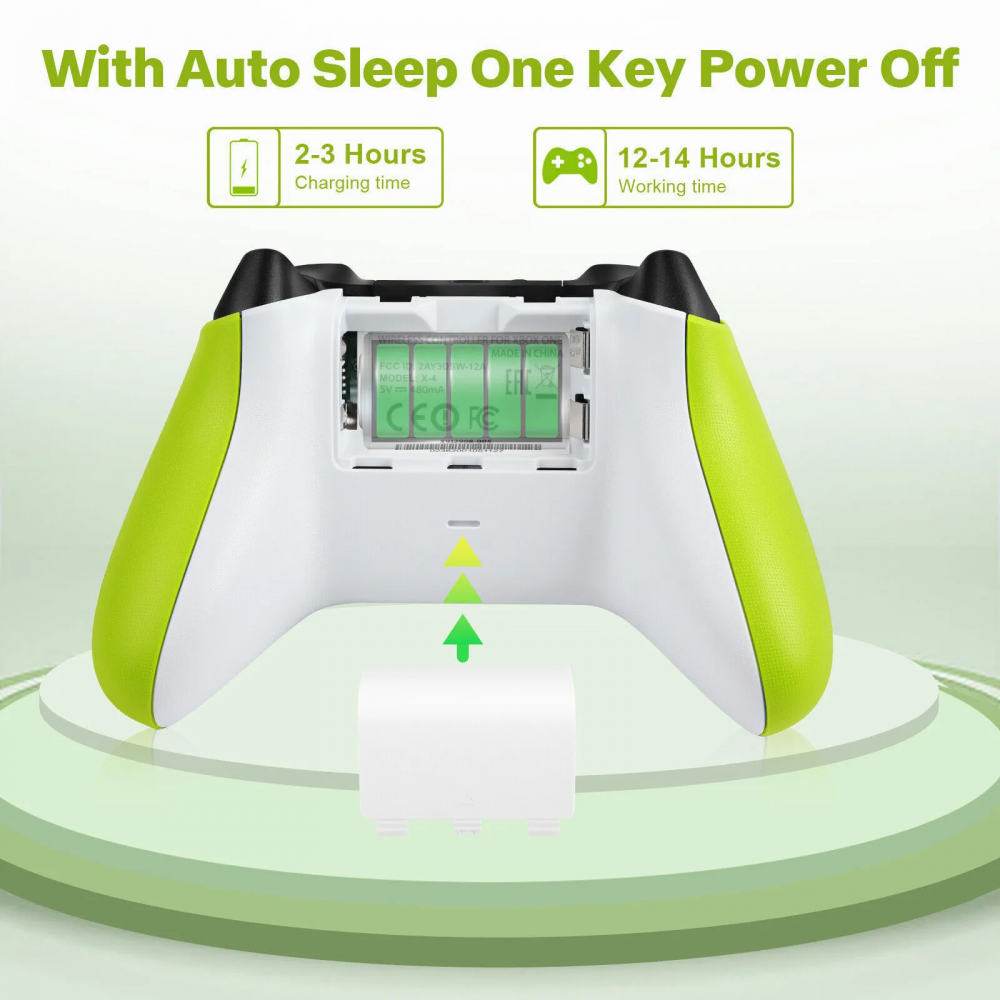 Joypad WIFI kontroler za XBOX One, XBOX X series, PC Windows, PS 3 army zelena
