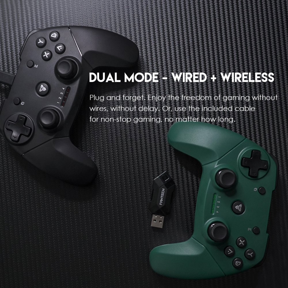 Joypad wireless Fantech WGP12 Revolver II zeleni