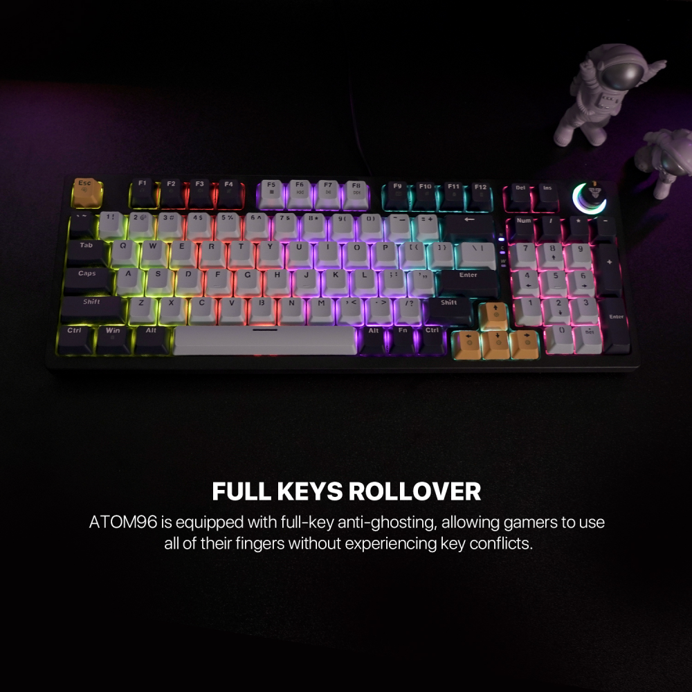 Tastatura Mehanicka Gaming Fantech MK890 RGB Atom 96 Navy (Blue switch)