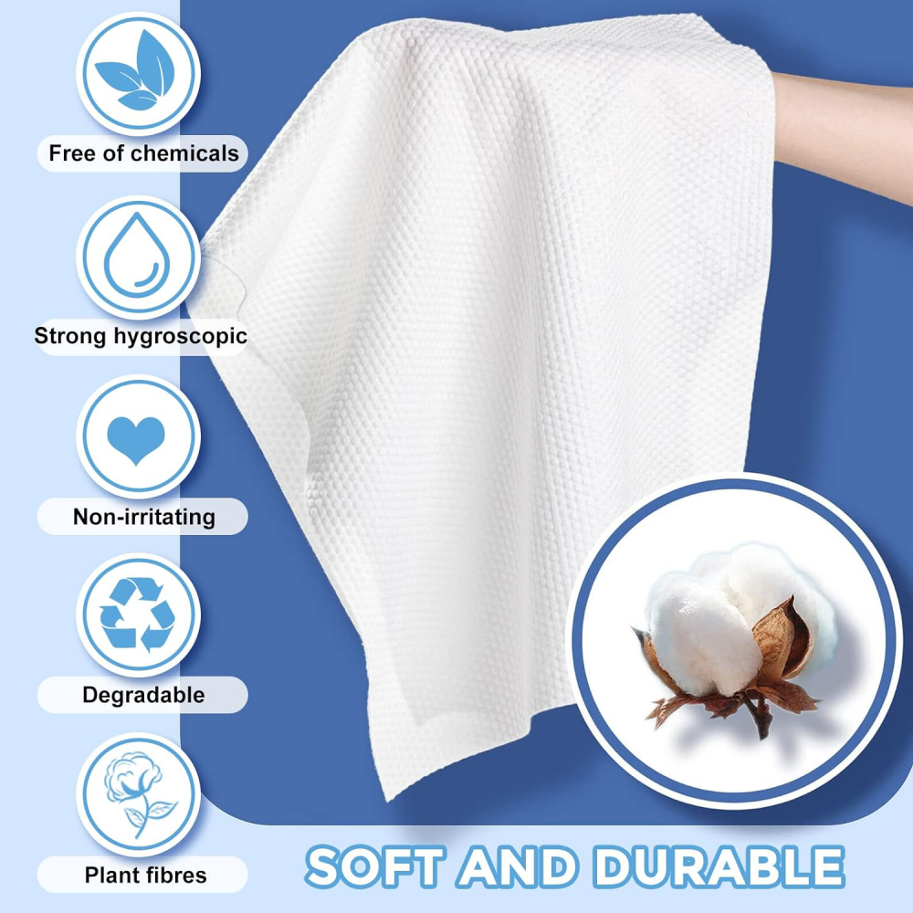 Kompresovani peskir za kupanje HQ 100% pamuk 70x140cm beli