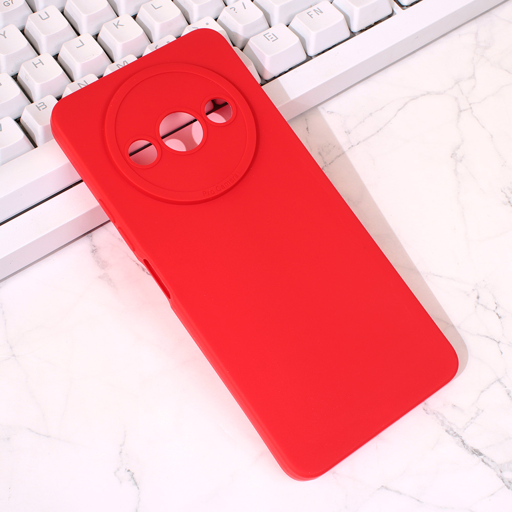 Torbica Silikon Pro Camera za Xiaomi Redmi A3 crvena