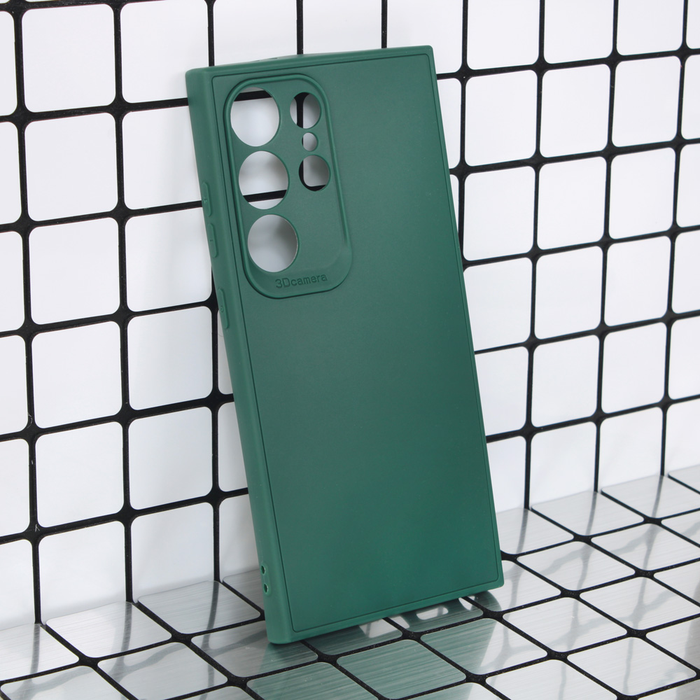 Torbica 3D Camera za Samsung S928B Galaxy S24 Ultra zelena