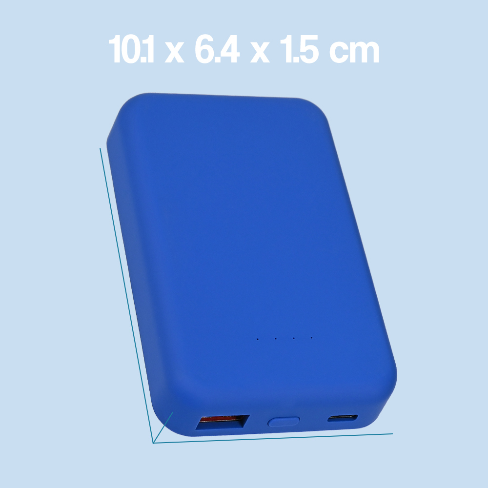 Power bank prenosiva baterija Magsafe PD 5000 mAh plava
