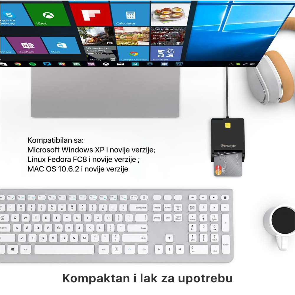 Smart Card Reader Terabyte USB