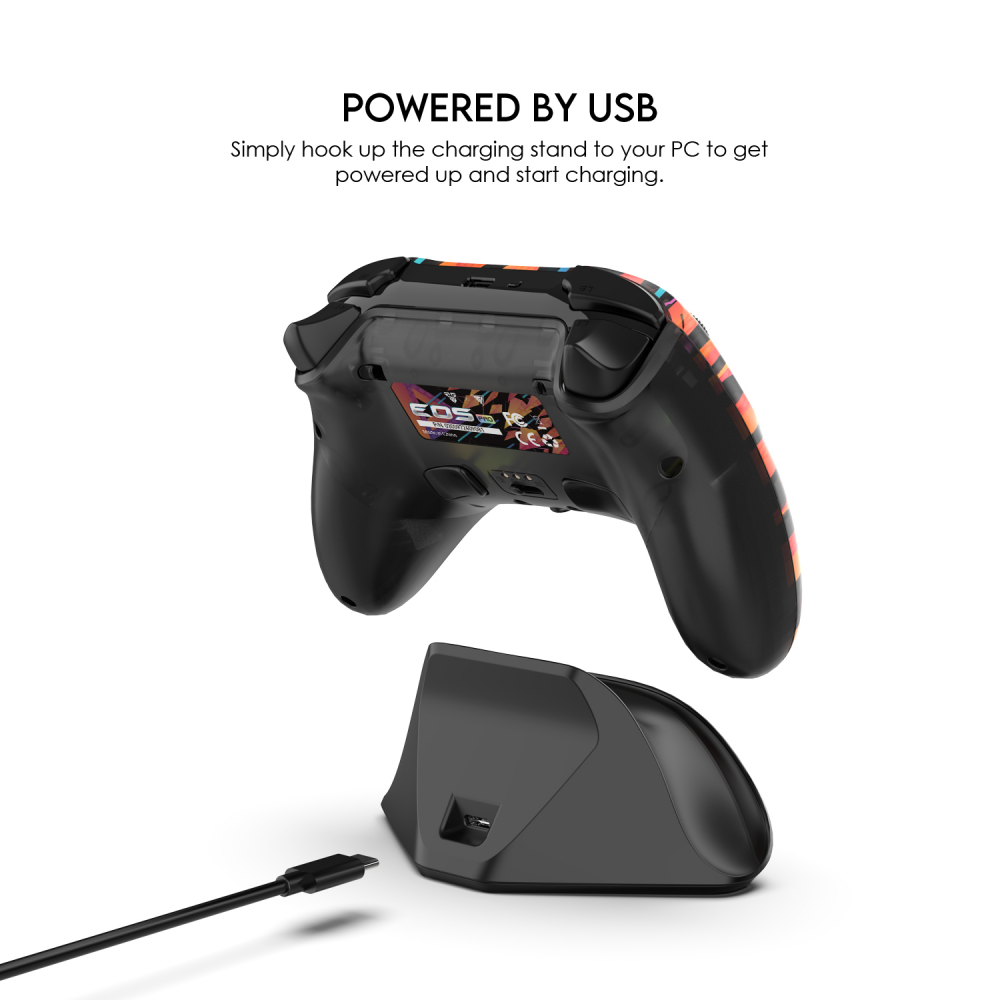 Joypad wireless charging dock Fantech ACGP03 WGP15 compatibile crni