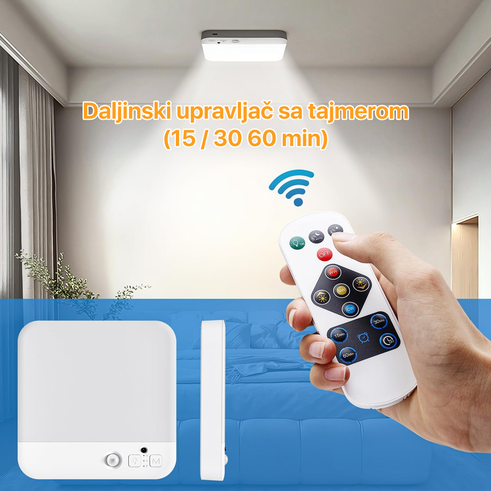 LED Panel JWD 150x150mm beli