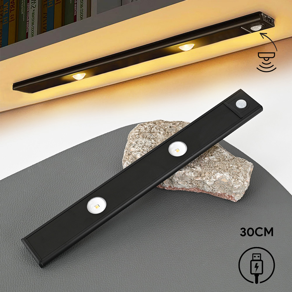 LED svetlo 30cm JWD crno kuciste