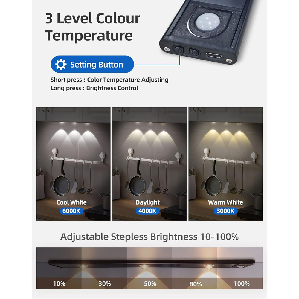 LED svetlo 80cm JWD crno kuciste