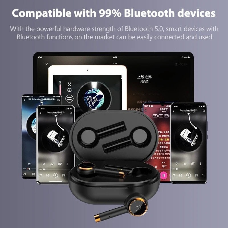 Bluetooth slusalice Airpods Wireless L2 crne