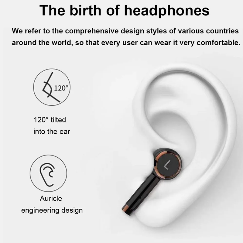 Bluetooth slusalice Airpods Wireless L2 crne