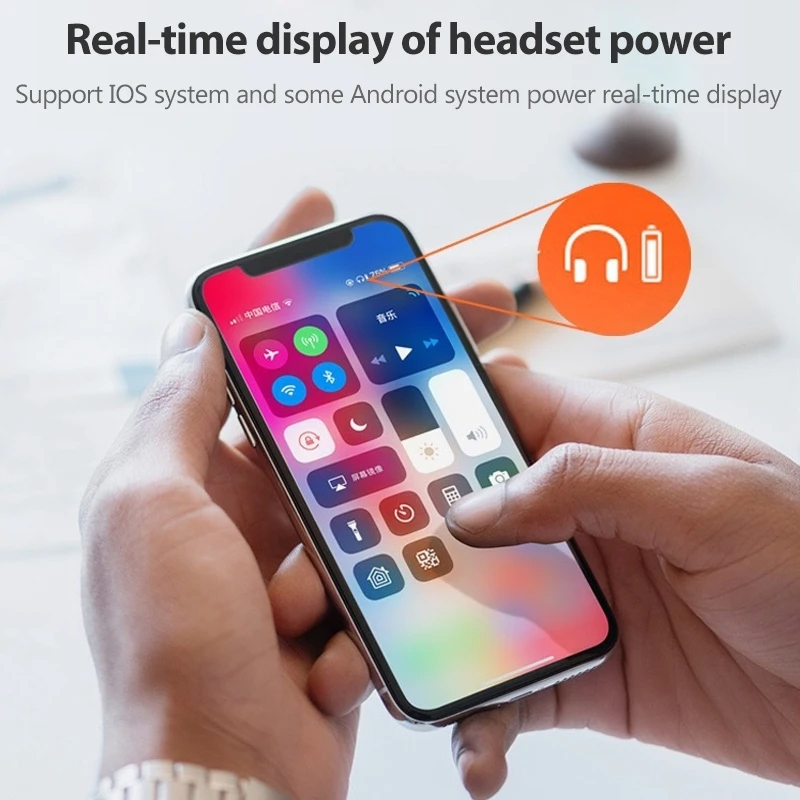 Bluetooth slusalice Airpods Wireless L2 crne