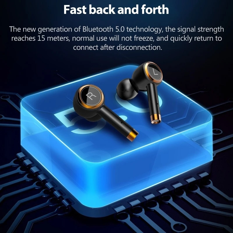 Bluetooth slusalice Airpods Wireless L2 crne