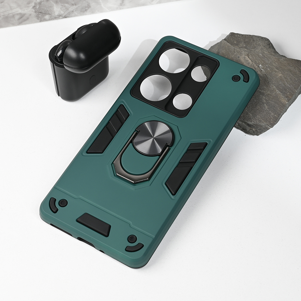 Torbica Hard Ring za Xiaomi Redmi Note 13 Pro 4G (EU) tamno zelena