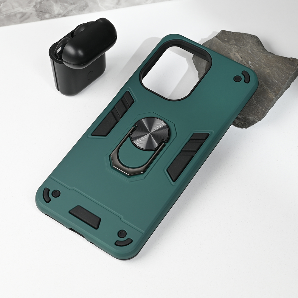 Torbica Hard Ring za Xiaomi Redmi 13C tamno zelena