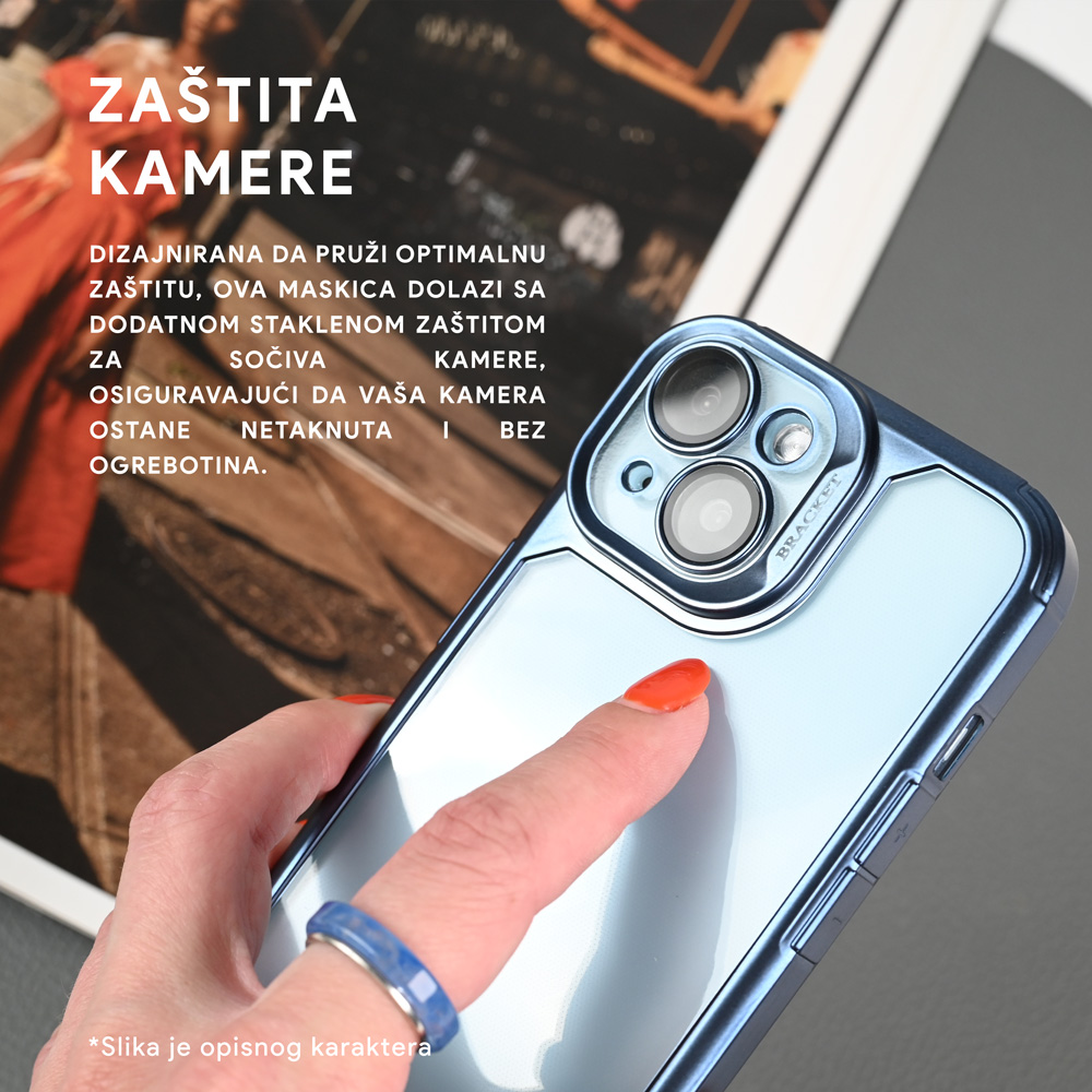 Torbica Bracket za iPhone 14 Pro 6.1 ljubicasta