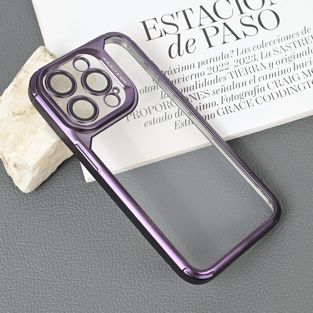 Torbica Bracket za iPhone 15 Pro 6.1 ljubicasta
