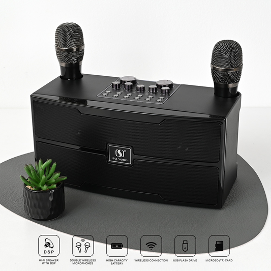 Bluetooth zvucnik sa mikrofonom YS201 crni