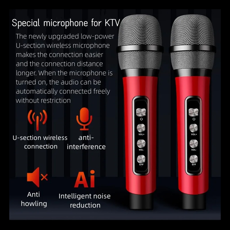 Bluetooth zvucnik sa mikrofonom YS201 crni