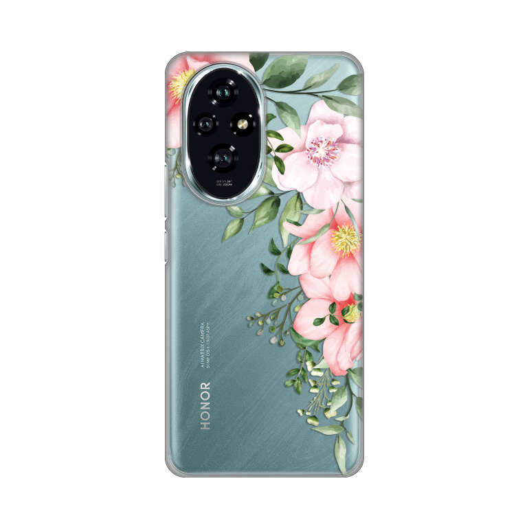 Torbica Silikonska Print Skin za Honor 200 Gentle Rose Pattern