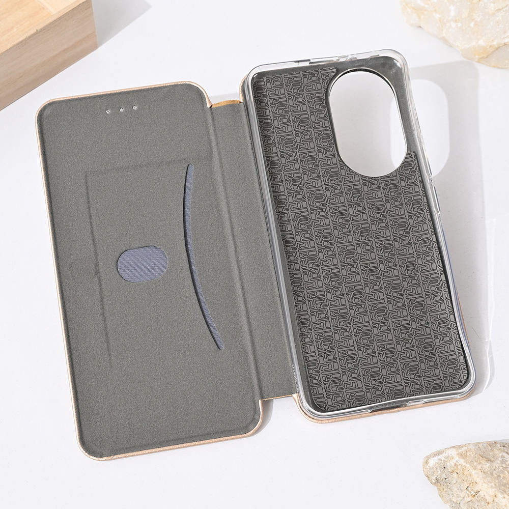 Torbica Teracell Flip Cover za Honor 200 zlatna