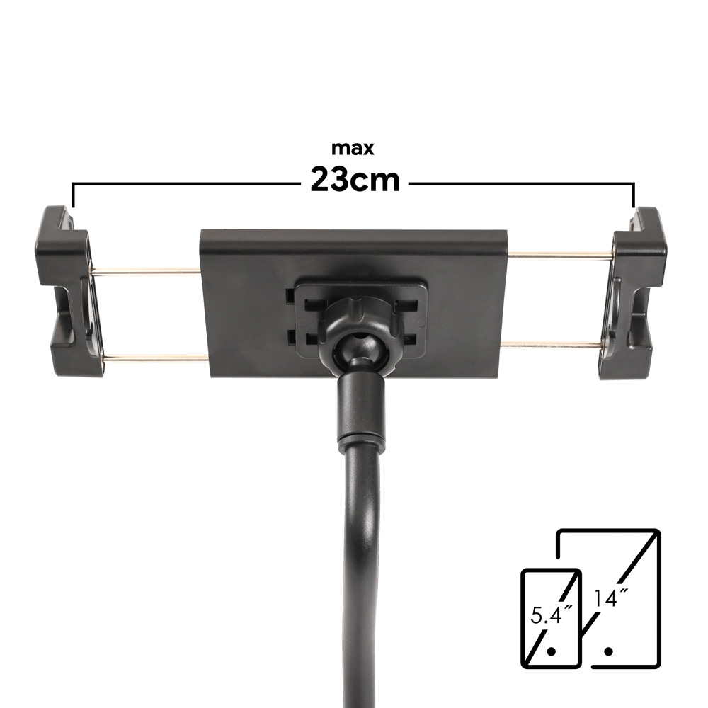 Auto stalak za tablet LP-3C (do 14 inch) crni