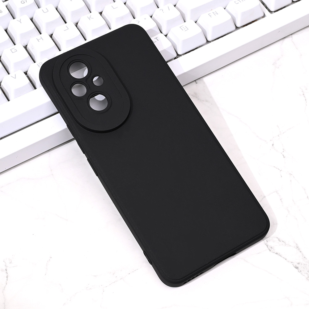 Torbica Silikon Pro Camera za Honor 200 crna
