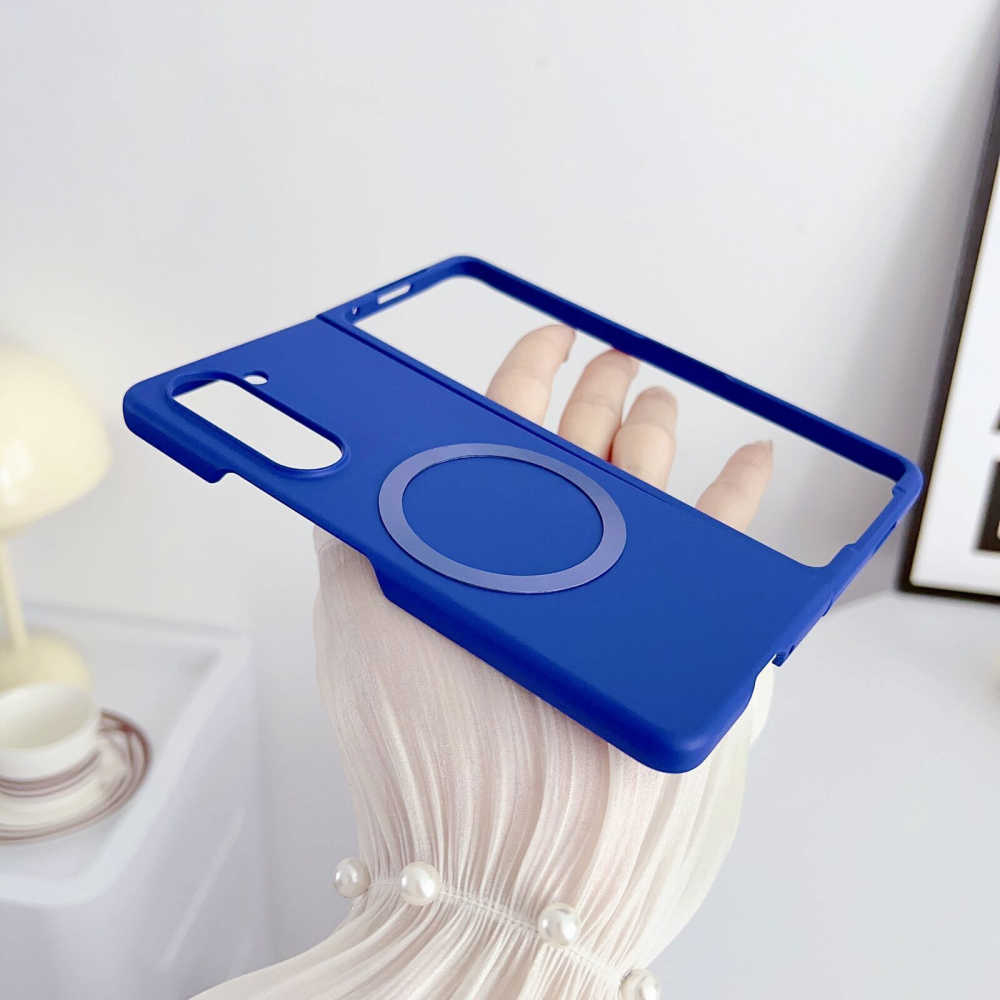Torbica Magsafe Magnetic Shockproof za Samsung F956B Galaxy Z Fold 6 5G plava