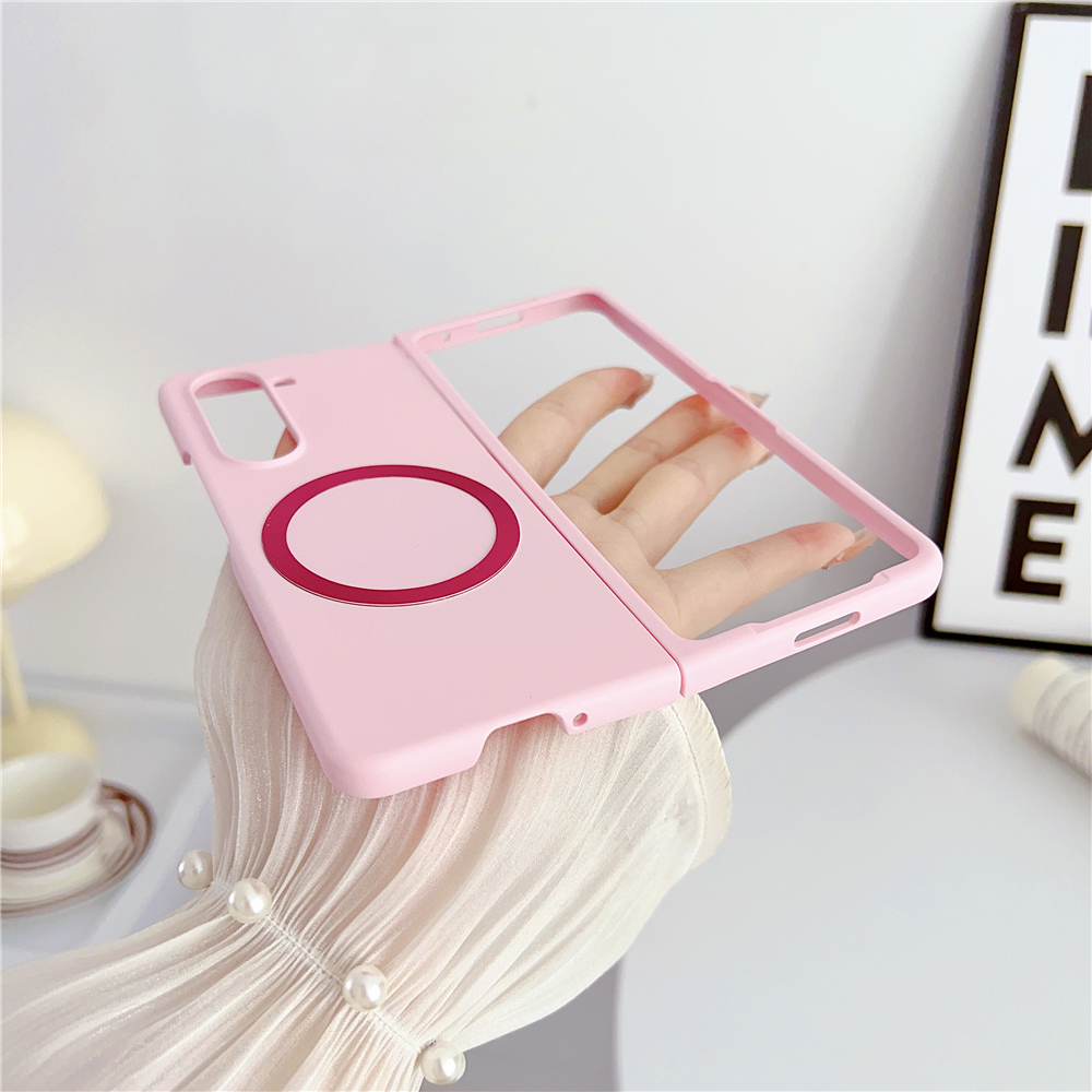 Torbica Magsafe Magnetic Shockproof za Samsung F956B Galaxy Z Fold 6 5G roze