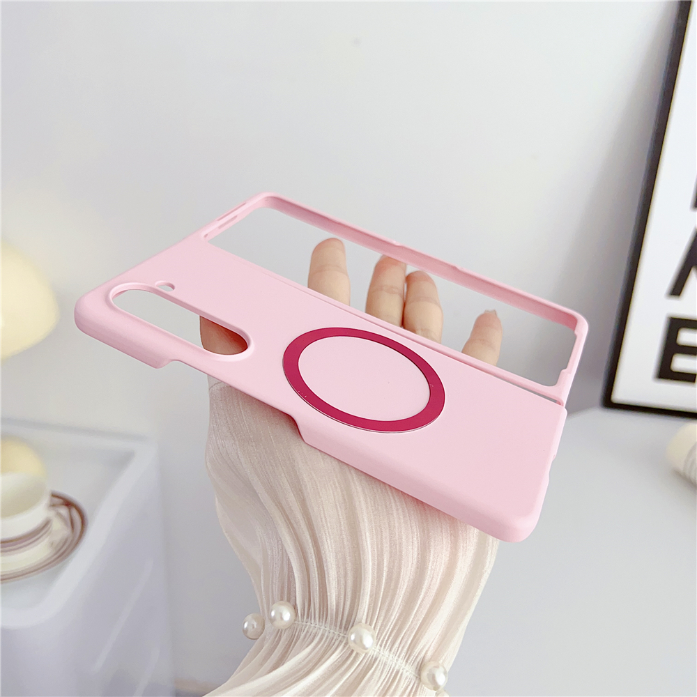 Torbica Magsafe Magnetic Shockproof za Samsung F956B Galaxy Z Fold 6 5G roze