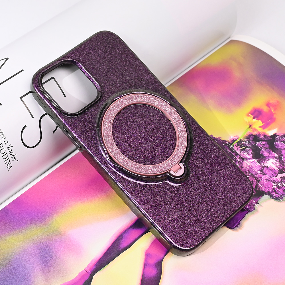 Torbica Magsafe Ring za iPhone 12 6.1 roze