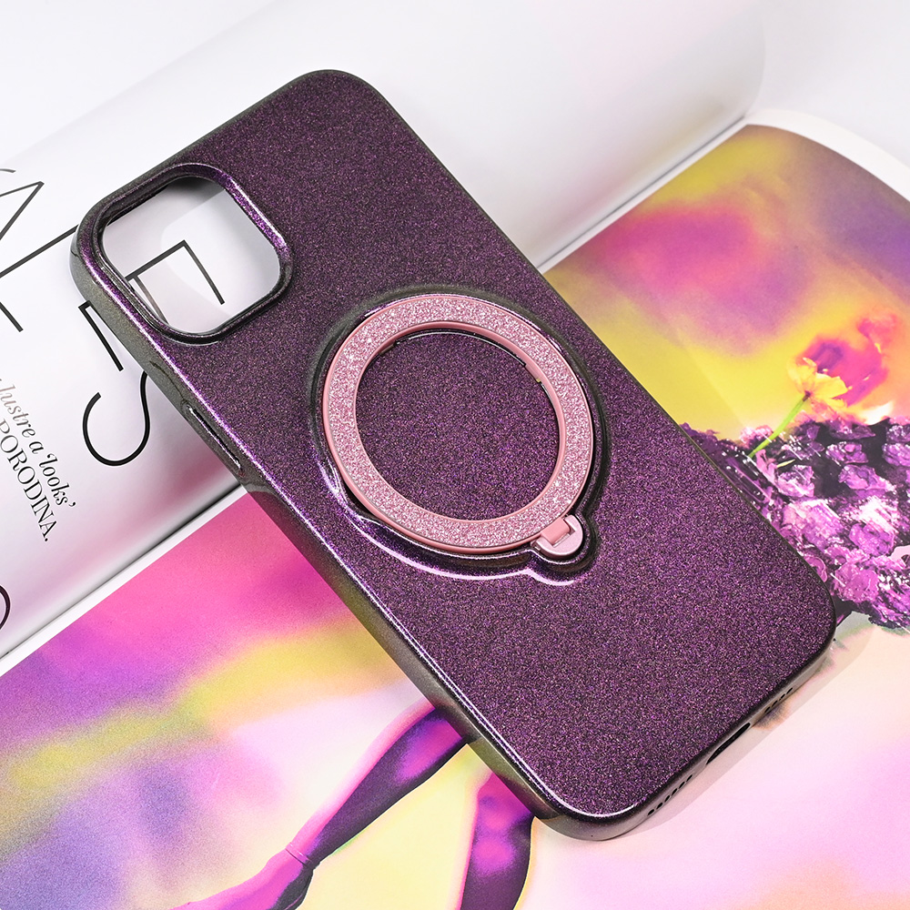 Torbica Magsafe Ring za iPhone 15 Plus 6.7 roze