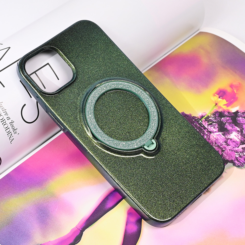 Torbica Magsafe Ring za iPhone 15 Plus 6.7 zelena