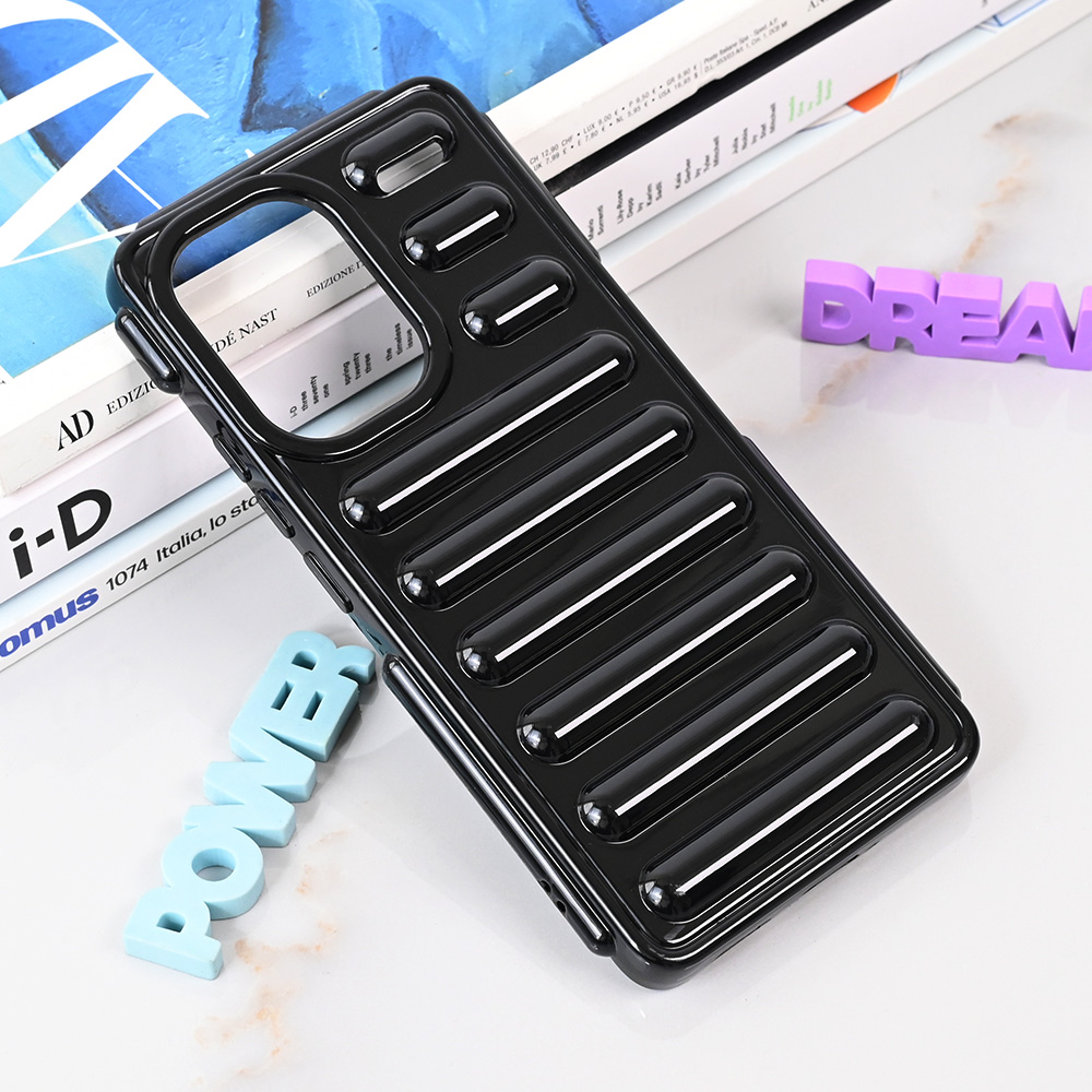 Torbica Color Rib za Xiaomi Redmi Note 13 Pro Plus (EU) crna