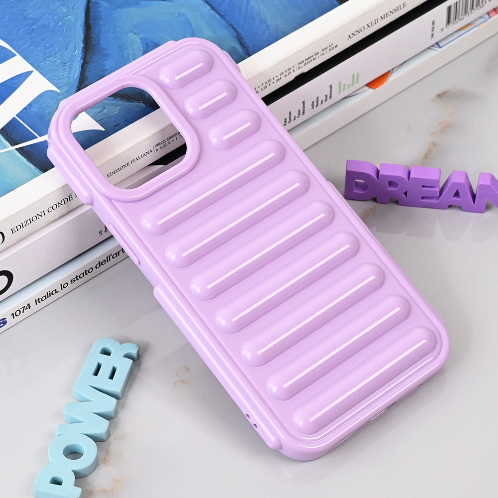 Torbica Color Rib za iPhone 13 Pro Max 6.7 lila