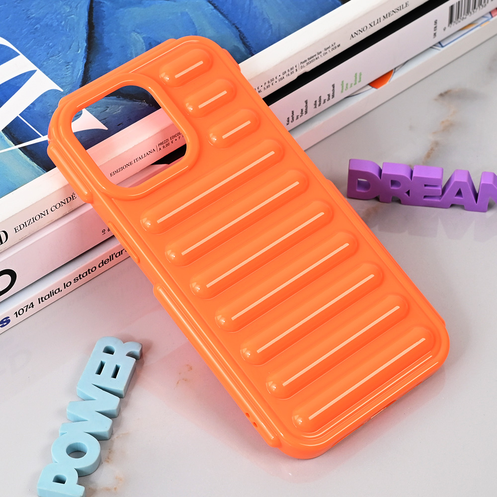 Torbica Color Rib za iPhone 13 Pro Max 6.7 narandzasta