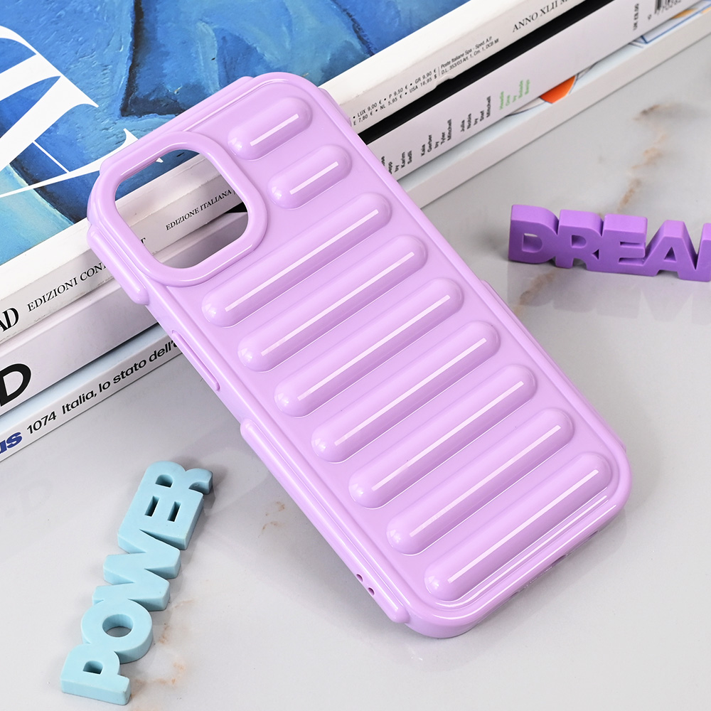 Torbica Color Rib za iPhone 14 6.1 lila