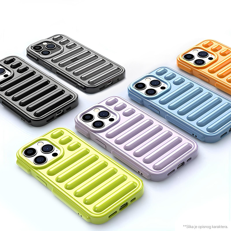 Torbica Color Rib za iPhone 14 Pro 6.1 crna