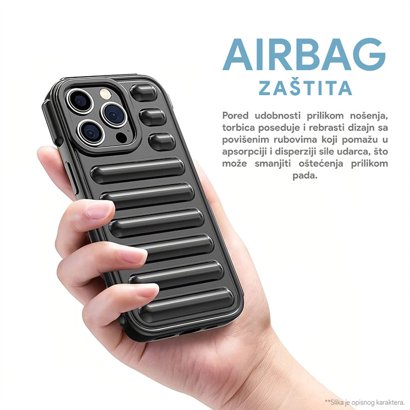 Torbica Color Rib za iPhone 14 Pro 6.1 plava